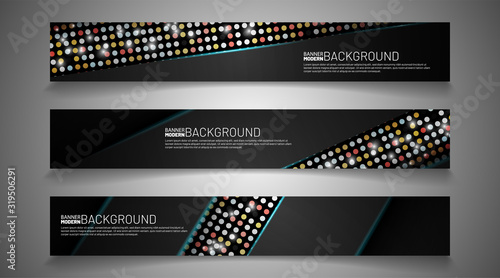 Set banner background for your design. vector graphic design illustration. suitable for your background design