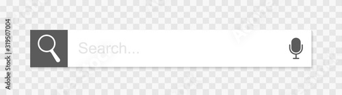 Web search bars vector illustration
