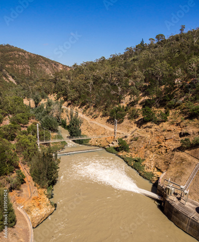 The amazing 1932 dam wall at MT Bold Reservoir, south Australia
