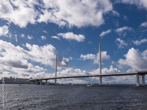 Classic view of Saint-Petersburg city streets. Saint Petersburg, 2019, June, Russia