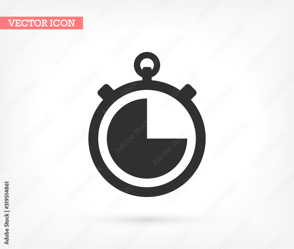 icon clock time vector , lorem ipsum Flat design icon clock time vector , lorem ipsum Flat design