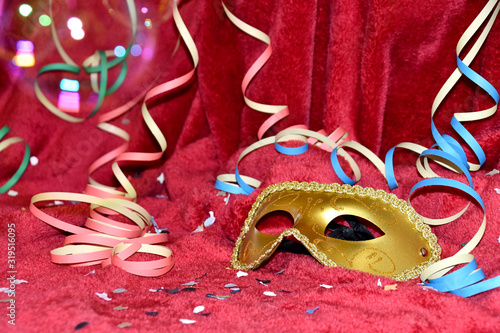 the carnival mask.