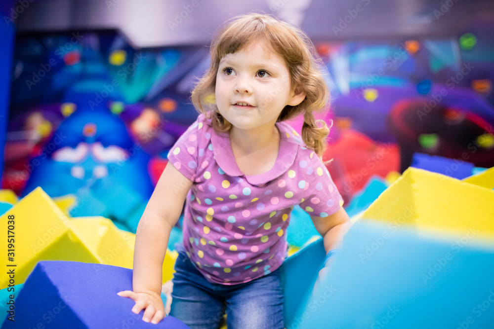 Little girl on playground Little girl on playground