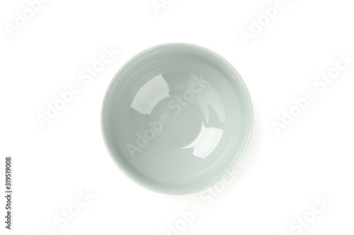 Сlean bowl isolated on white background. Kitchen, serving