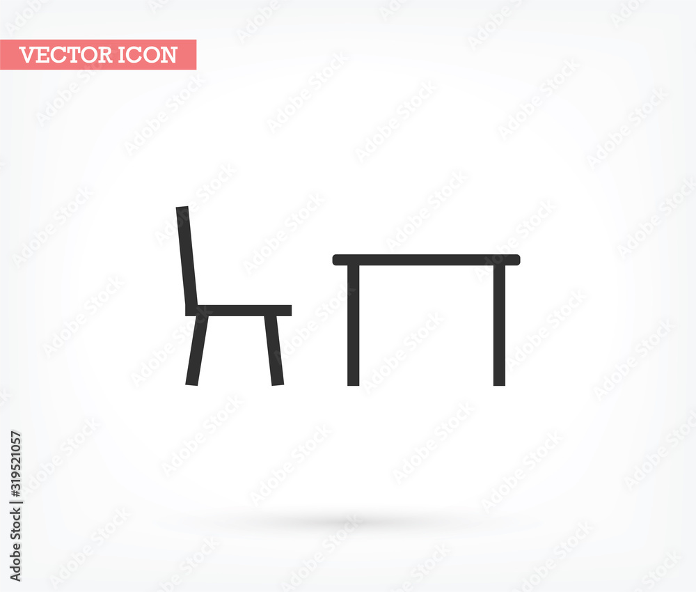 Fototapeta premium Tableicon vector icon , lorem ipsum Flat design