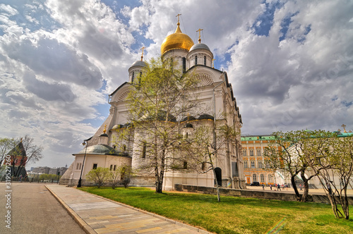 Zabudowania moskiewskiego Kremla w stolicy Rosji