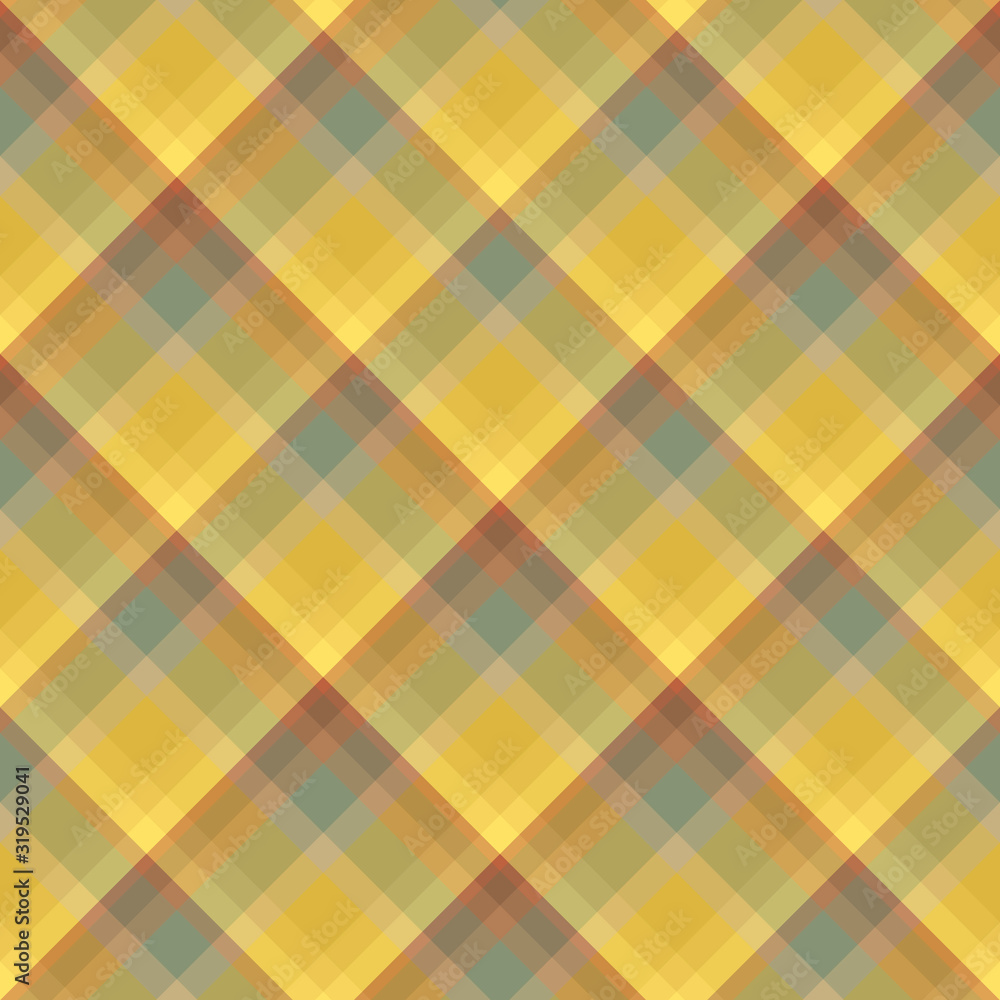 Seamless pattern in stylish discreet yellow, grey and orange colors for plaid, fabric, textile, clothes, tablecloth and other things. Vector image. 2 Seamless pattern in stylish discreet yellow, grey and orange colors for plaid, fabric, textile, clothes, tablecloth and other things. Vector image. 2