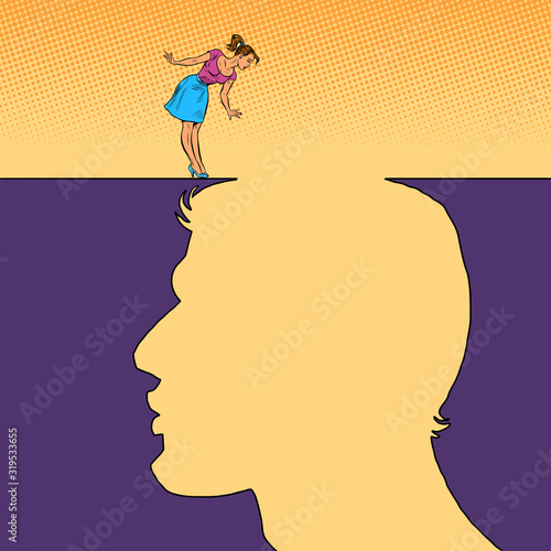 Woman and man love concept