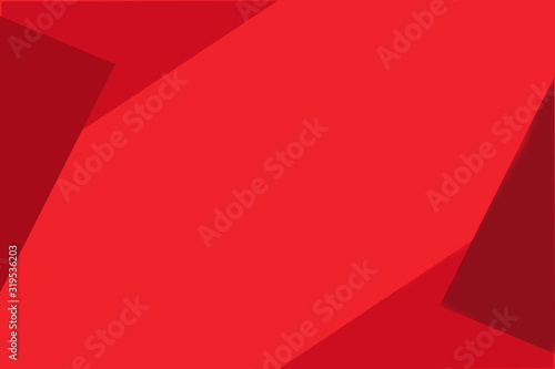 Red geometric polygon background for web design 