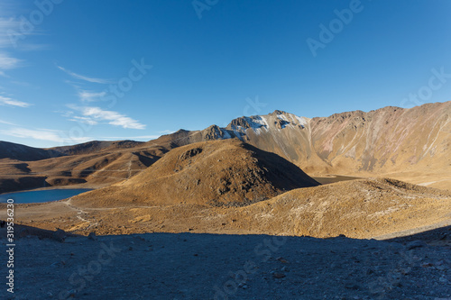 Landscape of mountains in Mexico