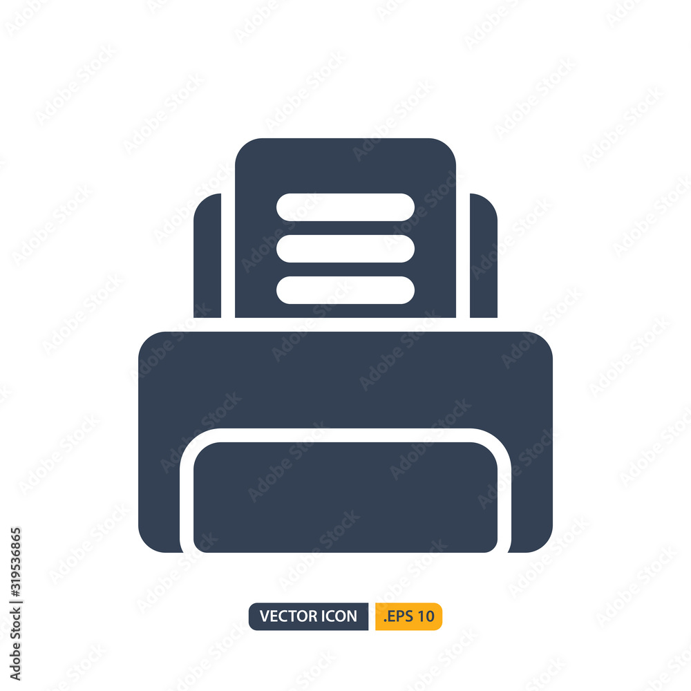 printer icon in Glyph style isolated on white background. for your web site design, logo, app, UI. Vector graphics illustration and editable stroke. EPS 10. printer icon in Glyph style isolated on white background. for your web site design, logo, app, UI. Vector graphics illustration and editable stroke. EPS 10.