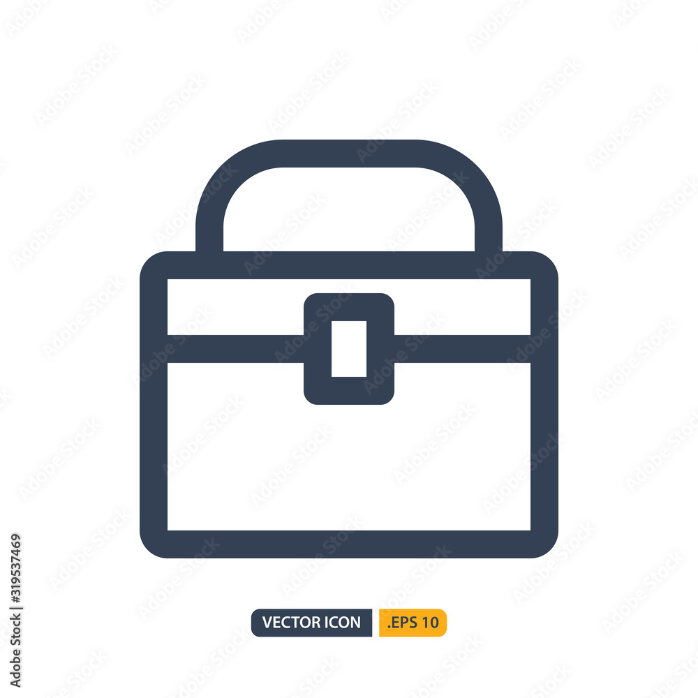 briefcase icon in Outline style isolated on white background. for your web site design, logo, app, UI. Vector graphics illustration and editable stroke. EPS 10. briefcase icon in Outline style isolated on white background. for your web site design, logo, app, UI. Vector graphics illustration and editable stroke. EPS 10.