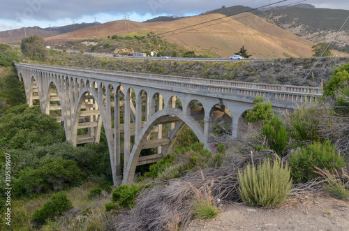 Arroyo Hondo old Highway 101 bridge near Goleta (Santa Barbara, California) photo