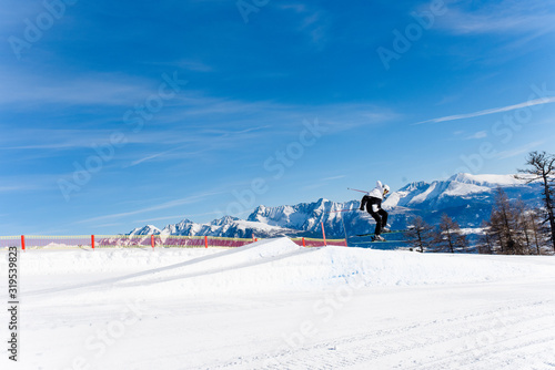 Winter Ski Fresstyle