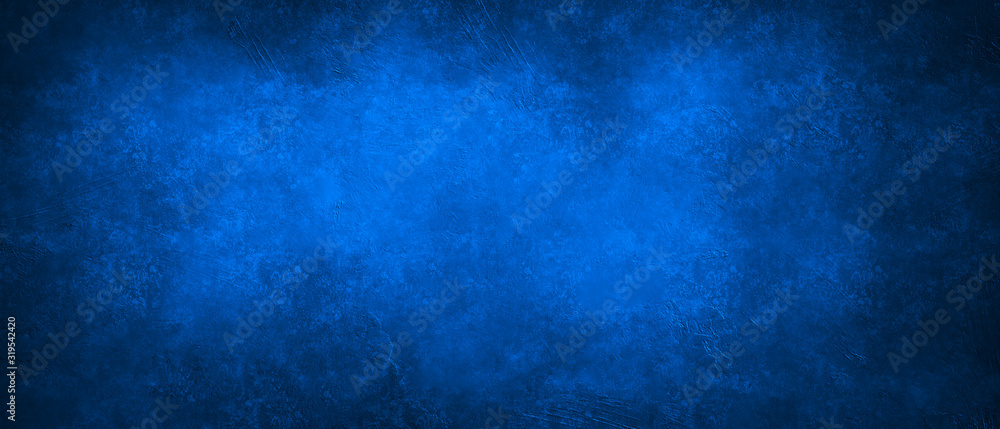 Regular blue distressed grunge texture background with space for text or image