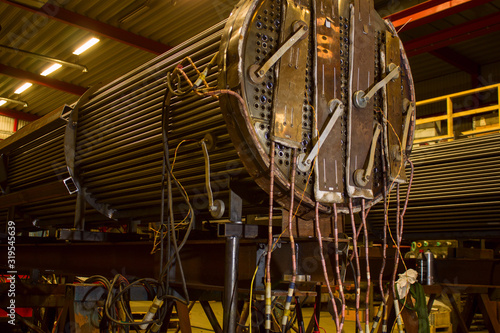 preparation of the heat exchanger for welding