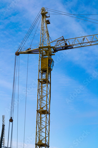 picture of Construction Crane in frozen day © Dmitry