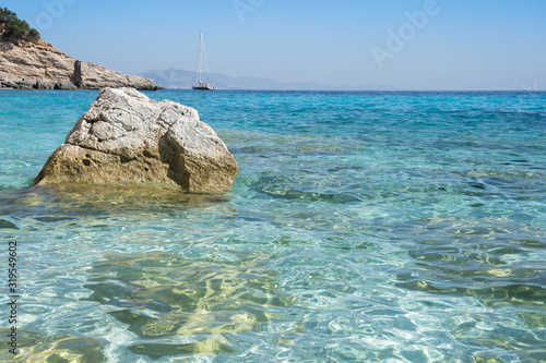 Clear azure coloured sea water, Sardinia, Italy © robertdering