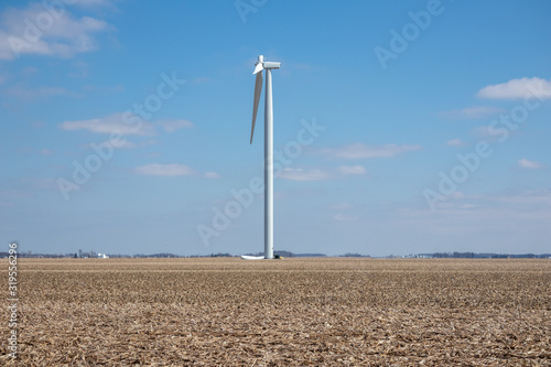 Broken Blade on a wind turbine