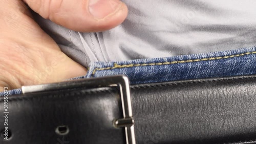 macro detail of erotic homosexual massage