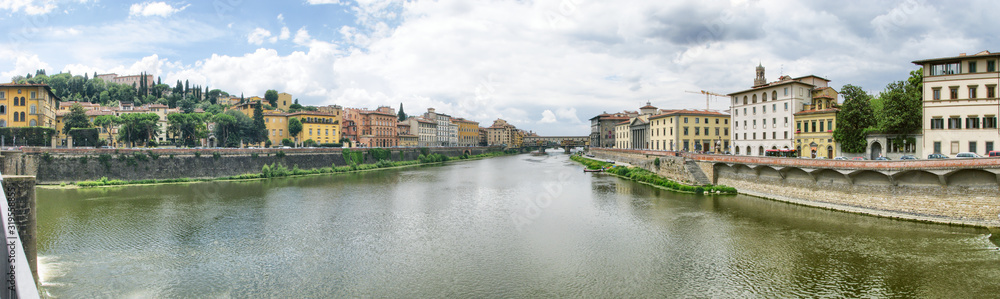 Panorama at Ponte Vecchio - Florence