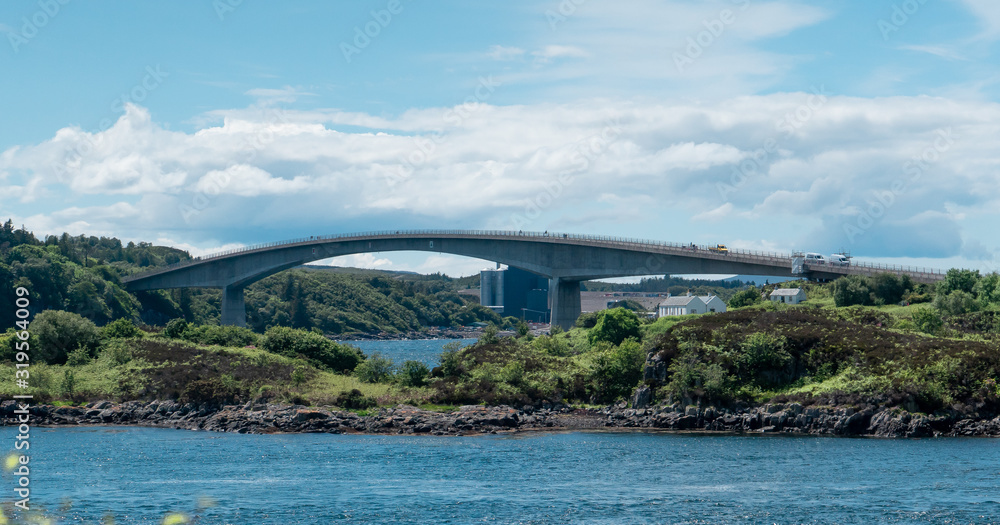Fototapeta premium Skye Bridge in the Scottish Highlands
