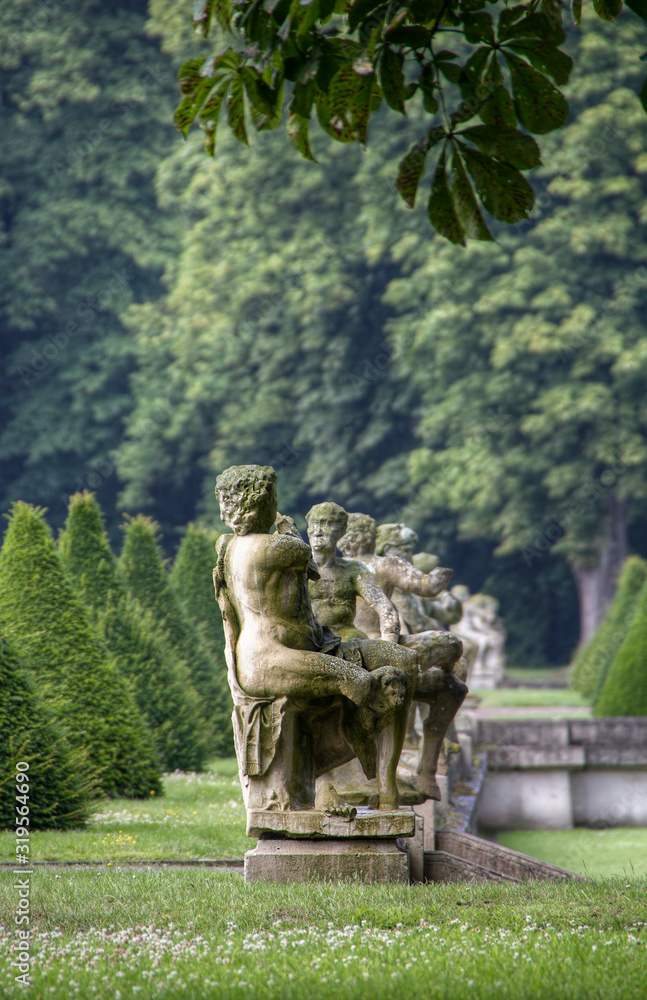 Sculptures in the Park at the Castle of Nordkirchen, Germany