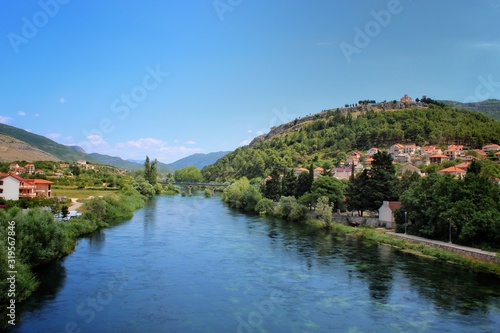 view of the Trebi  njica river