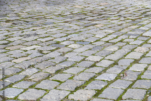 old cobblestone pavements,