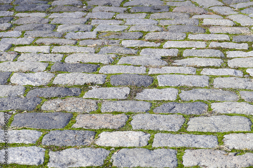 old cobblestone pavements,