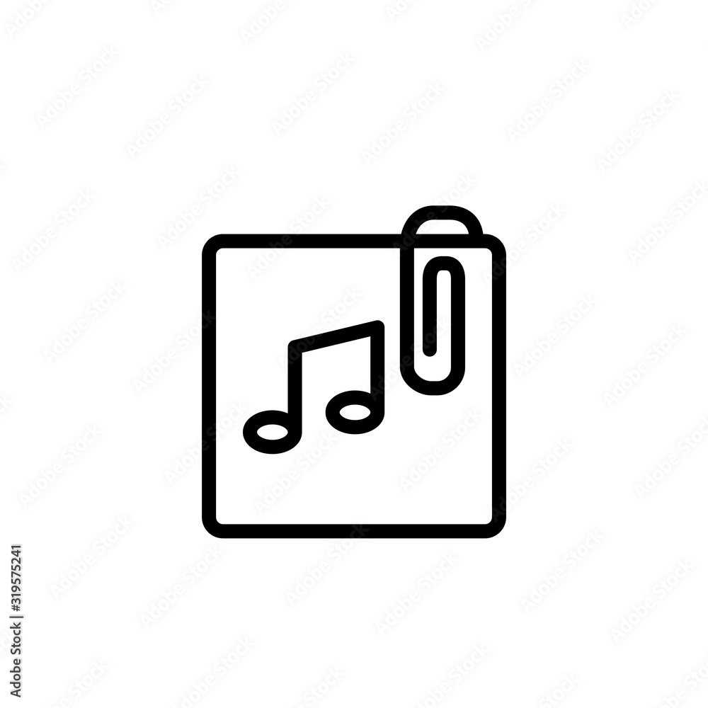 Vector Paperclip icon design Vector Paperclip icon design