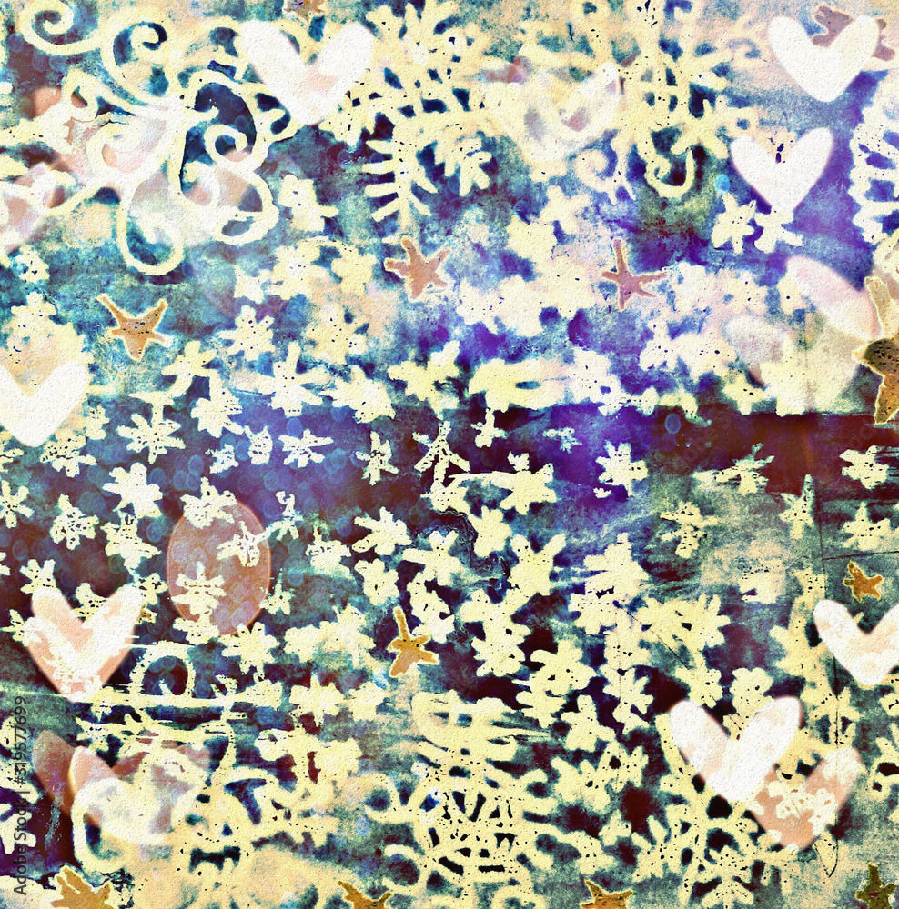 Fototapeta premium Abstract grunge texture background. Greeting card with space for text.