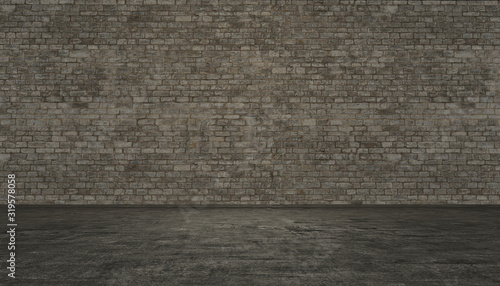 Empty stone background. 3d render.