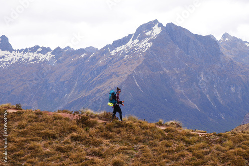 Walking Kepler track, New Zealand © Hana