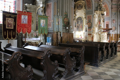 Interior of Greek Catholic Cathedral, Uzhhorod, Ukraine