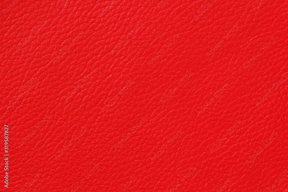 Red leather texture background Red leather texture background