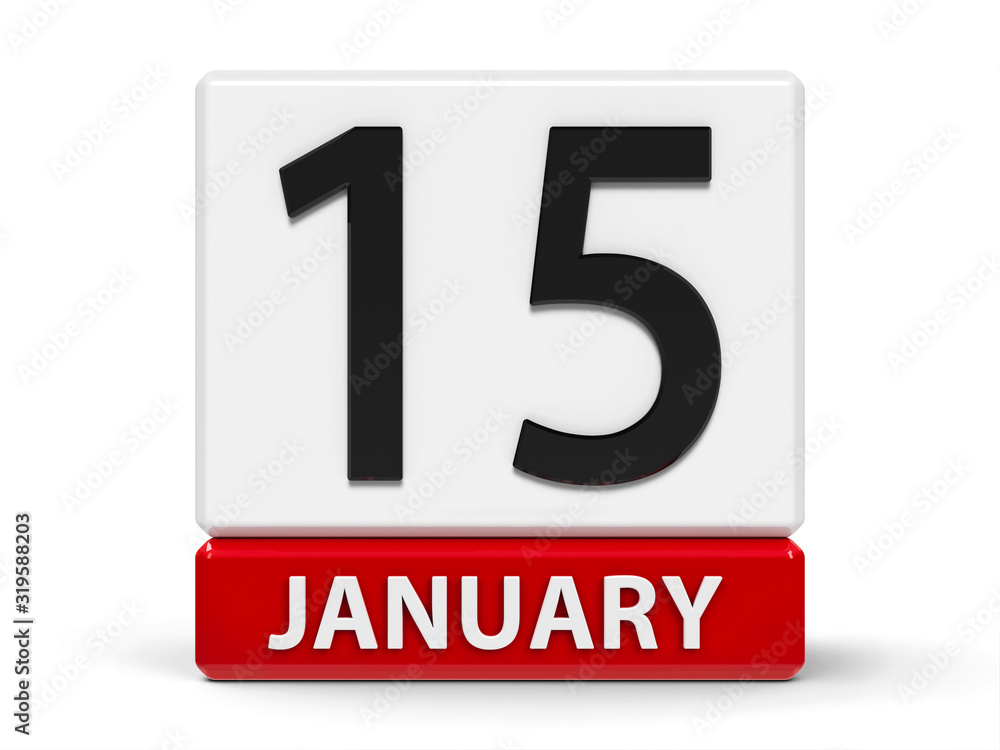 Cubes calendar 15th January Cubes calendar 15th January