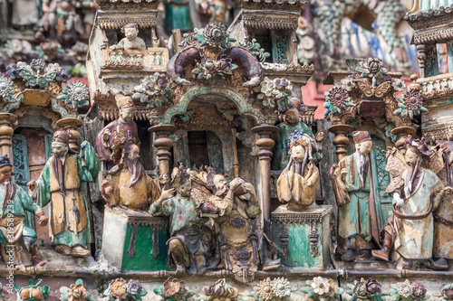Photography Figures on a Hindu temple