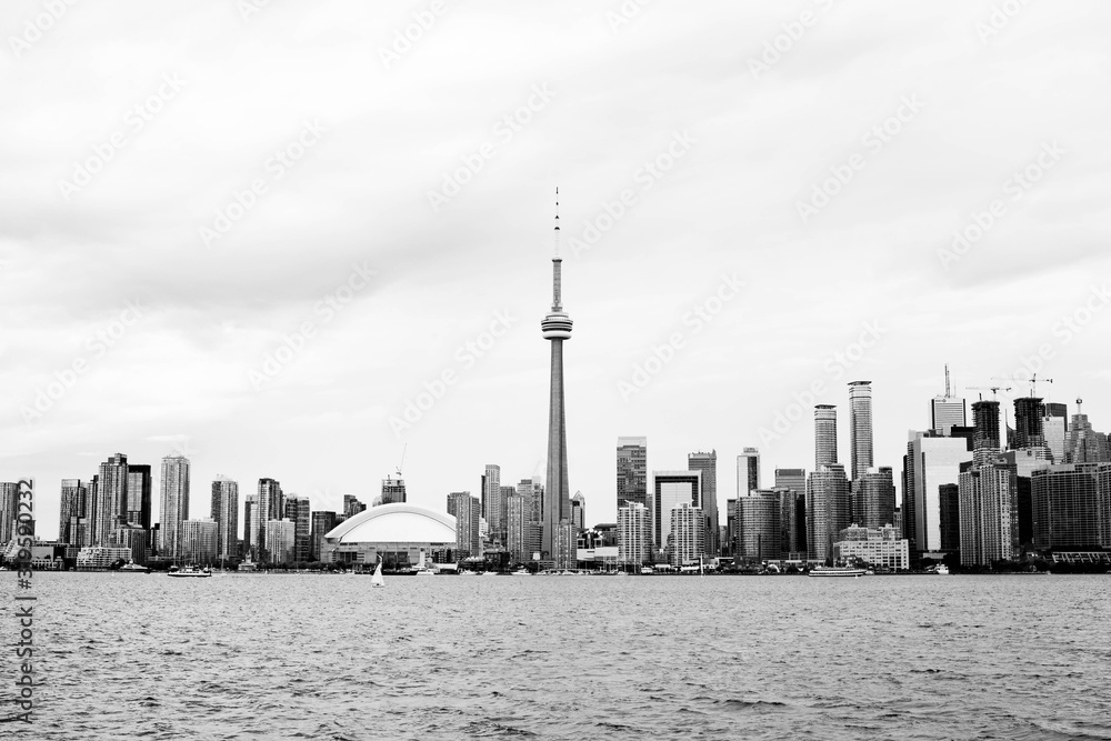 Obraz premium Toronto Skyline with CN tower