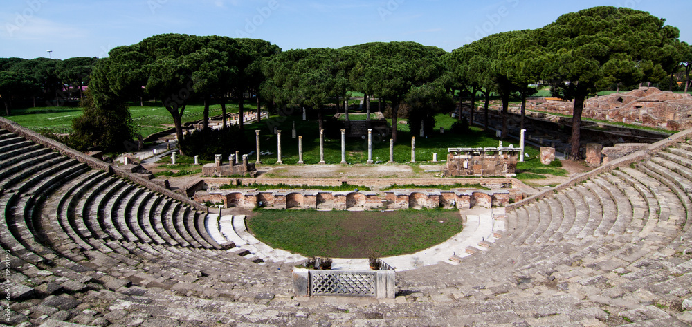 Roman Theater Ostia Italy
