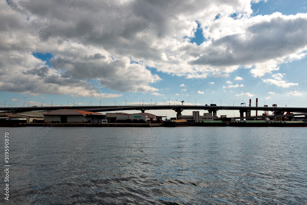 Maya bridge in Kobe port in Hyogo, Japan