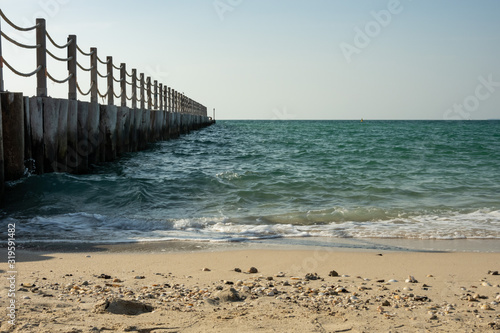 The Kite Beach is a long, pristine stretch of white sand, off Jumeirah Rd is superclean and has lots of activities, including kitesurfing, beach tennis, beach volleyball and kayaking