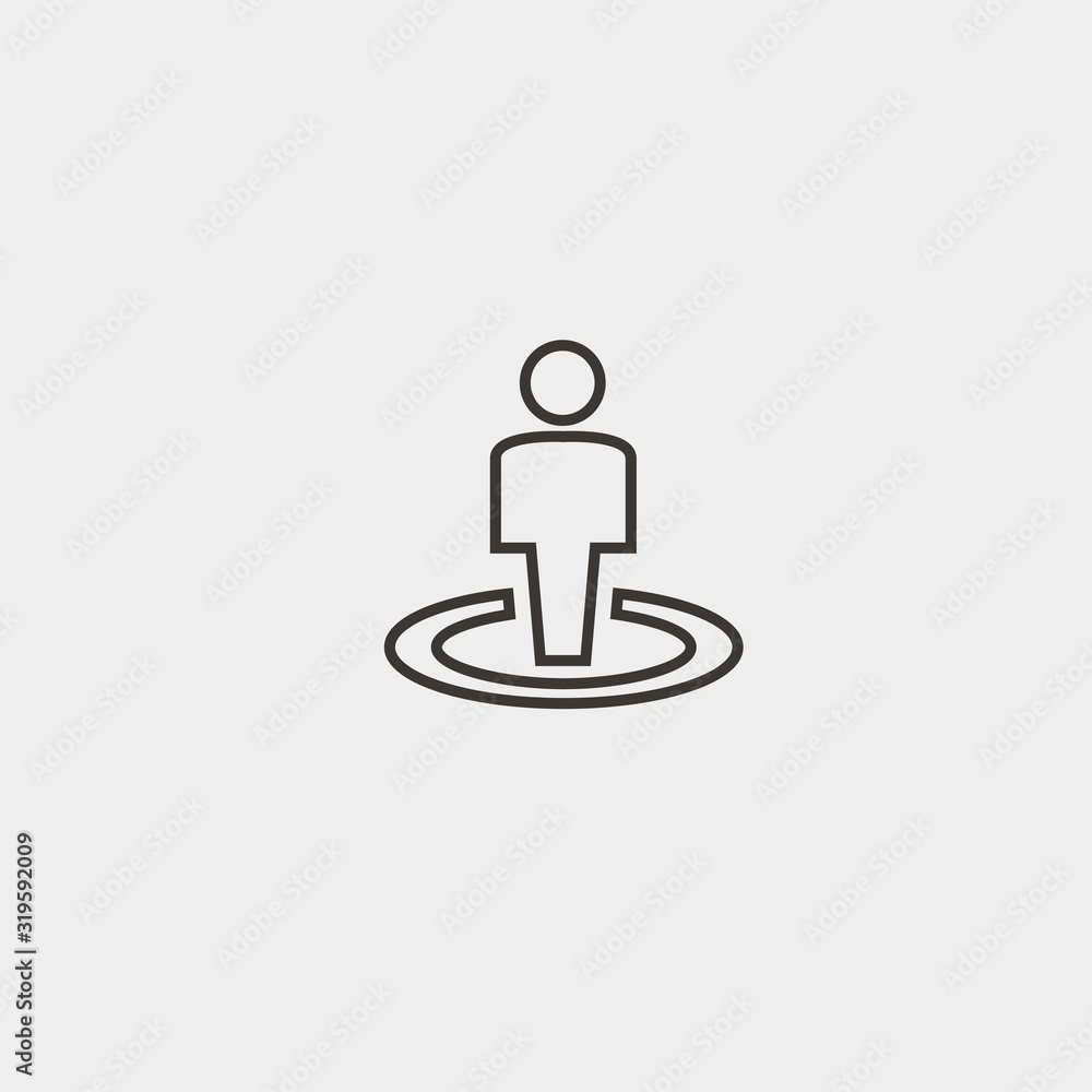 human icon vector illustration symbol for website and graphic design human icon vector illustration symbol for website and graphic design