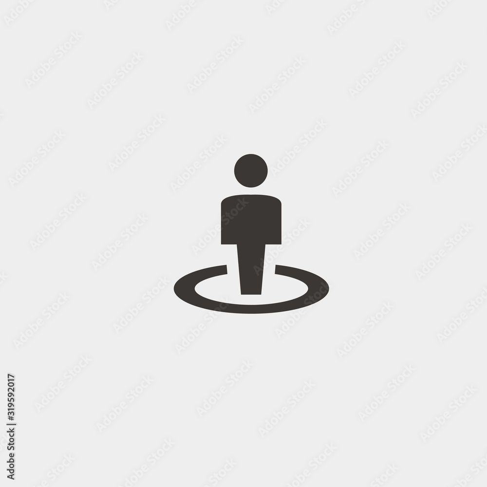 human icon vector illustration symbol for website and graphic design human icon vector illustration symbol for website and graphic design