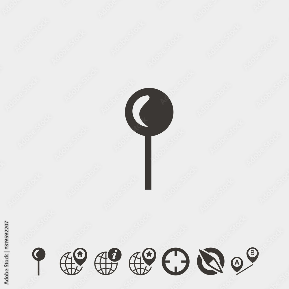 pin pointicon vector illustration symbol for website and graphic design pin pointicon vector illustration symbol for website and graphic design