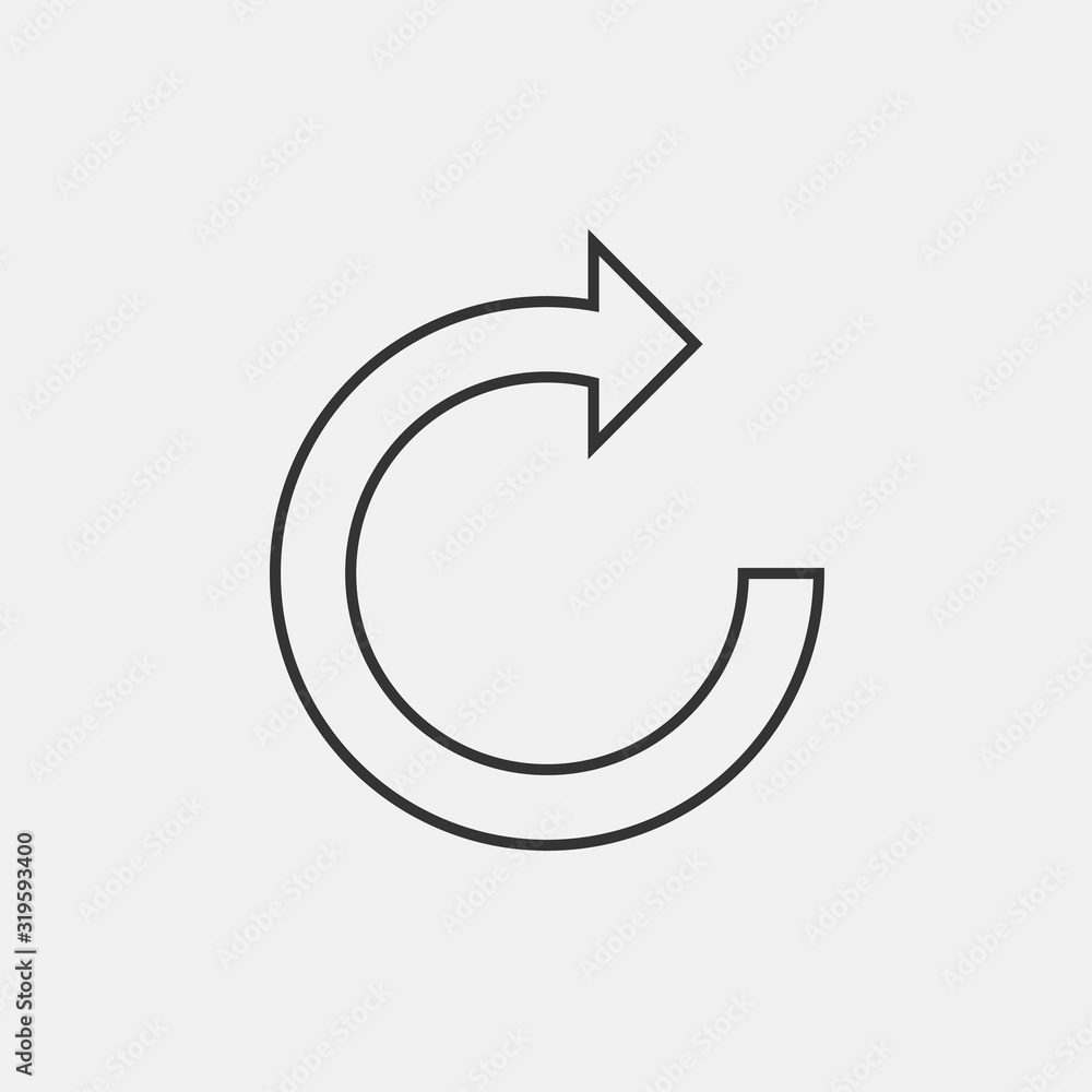 refresh icon vector illustration symbol for website and graphic design refresh icon vector illustration symbol for website and graphic design