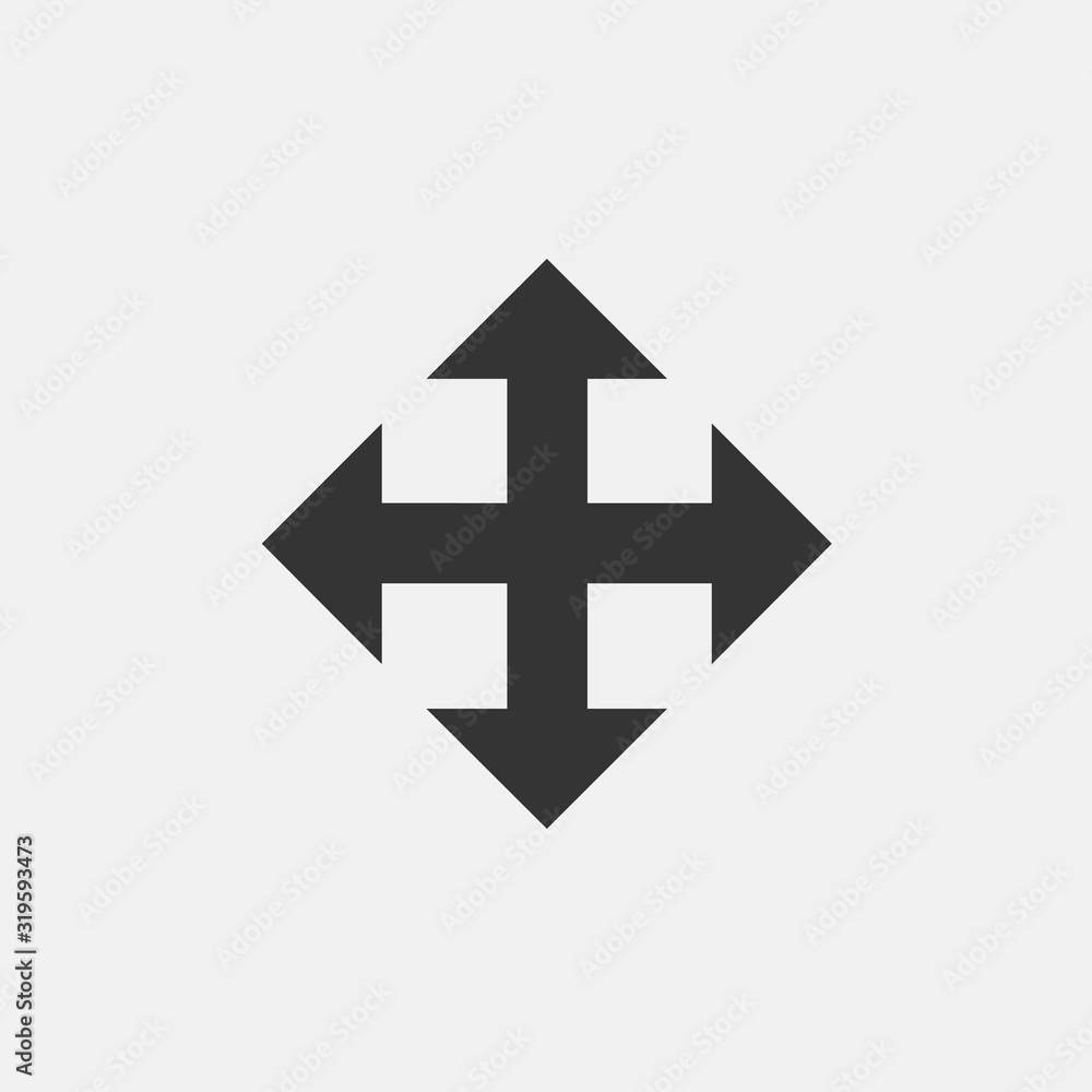 resize icon vector illustration symbol for website and graphic design resize icon vector illustration symbol for website and graphic design
