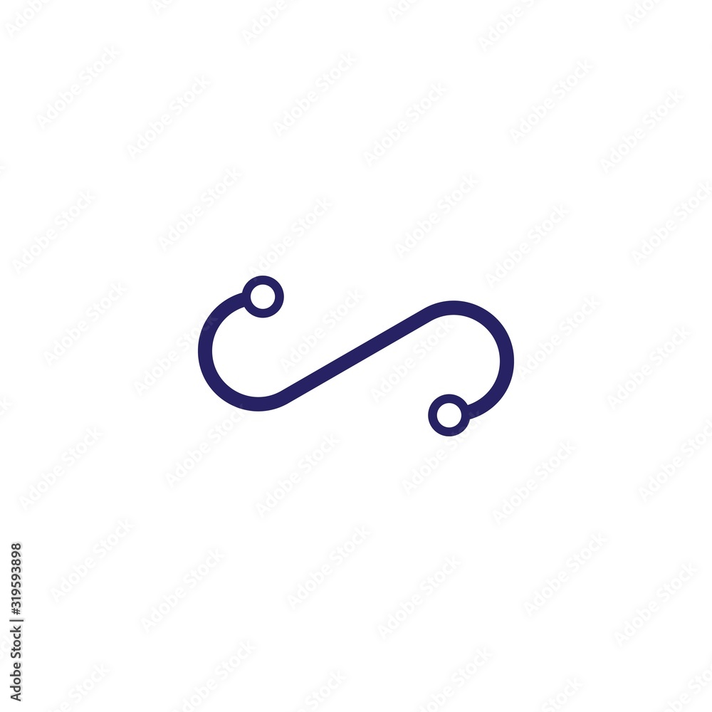 Infinity tech logo template vector illustration Infinity tech logo template vector illustration