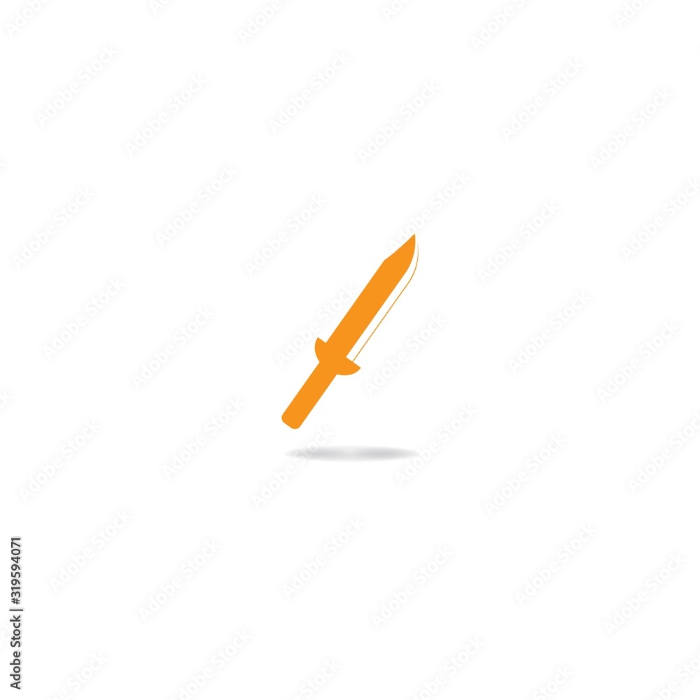 Knife logo template vector icon design Knife logo template vector icon design