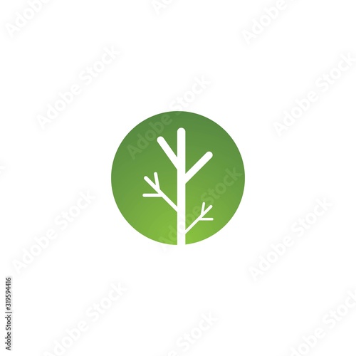 Free Download Tree leaf vector logo design, eco-friendly concept - GFXLoad